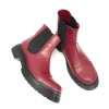 Ghete dama din piele naturala Red Fabiola, 36 - 41, Grena, Ingiro