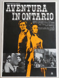 Aventura in Ontario - Afis film romanesc, Romaniafilm 1969, cinema Epoca de Aur