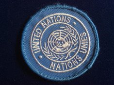 Emblema militara - Emblema textila - United Nations - Patch militar - ONU (1) foto