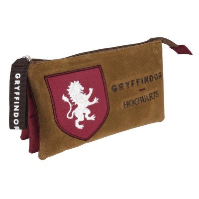 Penar Cerda Harry Potter Gryffindor cu 3 compartimente, 22x13x3 cm foto