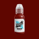 Tus Tatuaj World Famous Dark Red 2, 30ml - Cerneala Tattoo Vegan Profesionala, Pigment Intens, Aplicare Usoara, Vindecare Rapida