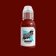 Tusuri Tatuaje - Culori WORLD FAMOUS 30 ml - Dark Red 2