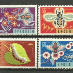1963 - Sericicultura si apicultura, serie neuzata