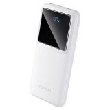 POWER BANK Vention 10000mAh/37Wh, 22.5W , 2 x USB, 1 x USB Type-C, 1 x Micro USB, digital display pt. status baterie, max. 3A, alb, &quot;FHKW0&quot; (timbru ve