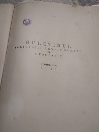 C. Buletinul Societati Regale Romane de Geografie 1941 foto