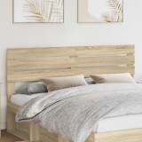 vidaXL Tăblie cap cu headboard Stejar Sonoma 200 cm Lemn compozit 888167