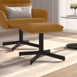 vidaXL Taburet, maro, 60x60x36 cm, catifea 341634