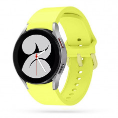 Curea Silicon Sport Compatibila cu Samsung Galaxy Watch 4,5,5 Pro,45 mm,46mm,44mm,42mm,40mm - Tech-Protect IconBand Galben