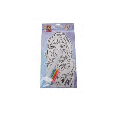 Frozen - Coloreaza-ti setul de selfie foto