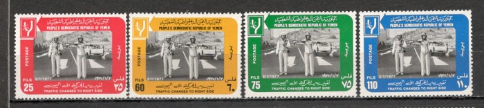 R.P.D.Yemenm.1967 Introducerea traficului pe partea dreapta GY.36