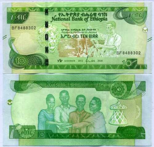 Etiopia 2020 - 10 birr UNC