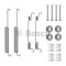 Set accesorii, sabot de frana FORD TRANSIT bus (FD, FB, FS, FZ, FC) (2000 - 2006) BOSCH 1 987 475 284