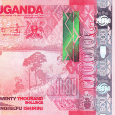 Bancnota Uganda 20.000 Shilingi 2022 - P53 UNC