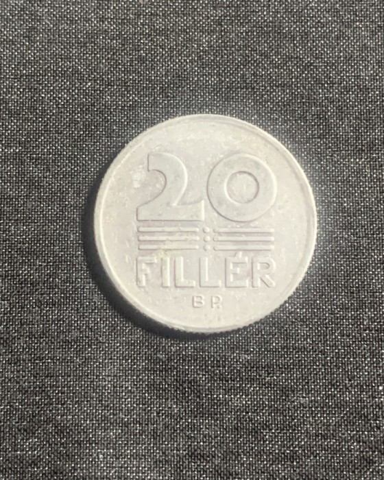 Moneda 20 filler 1977 Ungaria