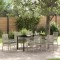 vidaXL Set de masă pentru grădină 7 pcs Gri deschis Rattan poli 3379902