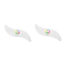Set 2 lumini LED pentru spite de bicicleta - Multicolor