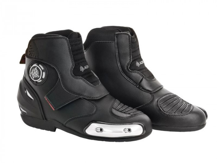 Cizme Piele Moto Adrenaline One Negru Marimea 46 A0909/13/10/46