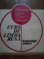 Checiches Laurentiu - Curs de limba rusa. Terminologie militara (Editia: 1972)