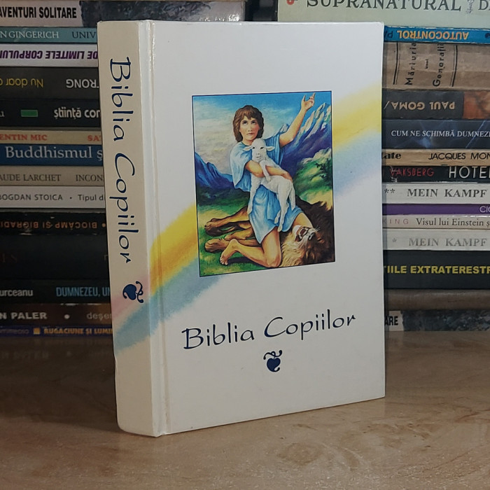 BIBLIA COPIILOR * ILUSTRATII COLOR , TIPARITA IN HONG KONG , 1992 *