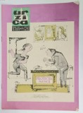 URZICA , REVISTA BILUNARA DE SATIRA SI UMOR , NR. 23 , coperte de VLAD CRIVAT si EUGEN TARU , 1964