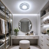 Spot LED ORBITA 5W rotund, bronz antichizat, lumina rece/calda