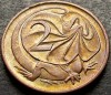 Moneda exotica 2 CENTI - AUSTRALIA, anul 1977 *cod 645 A - patina naturala, Australia si Oceania