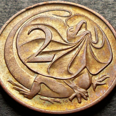 Moneda exotica 2 CENTI - AUSTRALIA, anul 1977 *cod 645 A - patina naturala