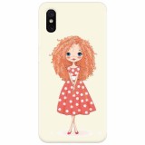 Husa silicon pentru Xiaomi Mi 8 Pro, Sweet Little Girl