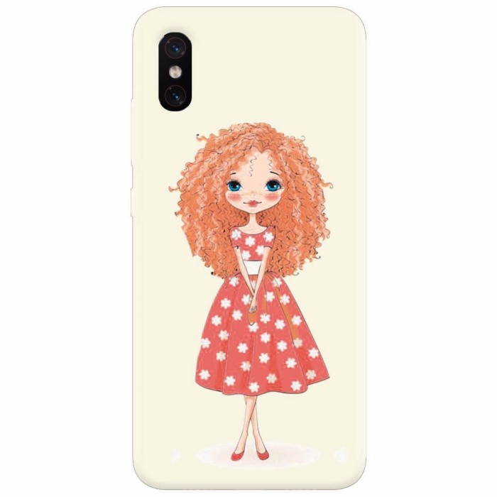 Husa silicon pentru Xiaomi Mi 8 Pro, Sweet Little Girl