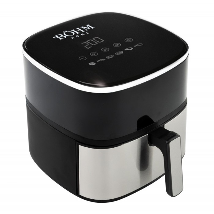 Friteuză cu aer cald Bohm BDY-AF533R, 1400 W, 6 L, 6 Programe Control digital