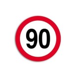 Autocolant Hico Limita Viteza 90 km h Film Reflectorizant Clasa I