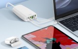 Incarcator Retea LDNIO A6573C, 5x USB, 65 W, 1,5 m (alb)