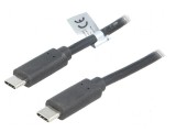 Cablu USB-C negru de 1m, Logilink
