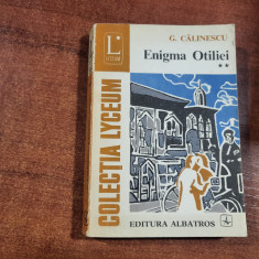 Enigma Otiliei vol.2 de G.Calinescu