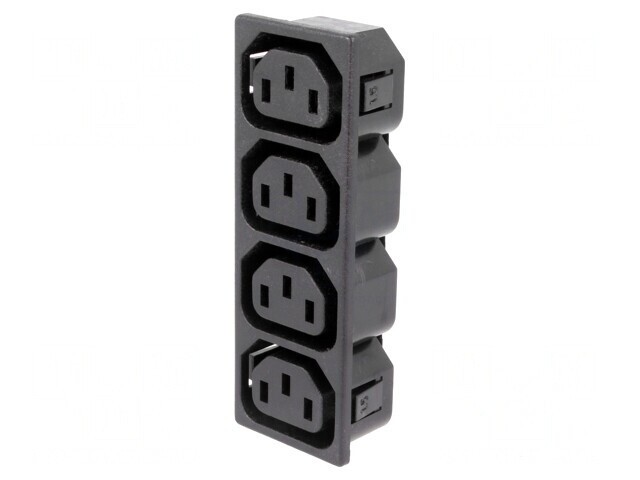 Conector alimentare AC splitter 10A 250V C13 (F)