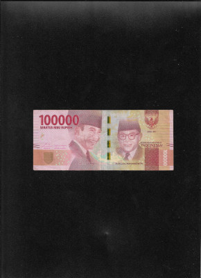 Indonesia Indonezia 100000 100.000 rupiah rupii 2016 seria958884 foto