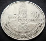 Cumpara ieftin Moneda exotica 10 CENTAVOS - GUATEMALA, anul 1986 * cod 219, America Centrala si de Sud