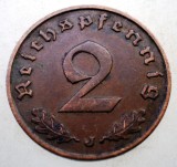 2.930 GERMANIA 2 REICHSPFENNIG 1939 J