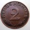 2.930 GERMANIA 2 REICHSPFENNIG 1939 J