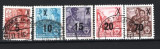 GERMANIA (DDR) 1954 &ndash; ARHITECTURA. MESERII, SUPRATIPAR, DEPARAIATA, F135, Stampilat