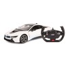 MASINA CU TELECOMANDA BMW I8 ALB SCARA 1 LA 14, Rastar