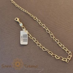 Bratara placata cu aur 18K pentru femei, 19-24 cm