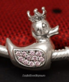 CHARM ARGINT 925 -DUCK QUEEN- Roz CHA1060, Argintboutique