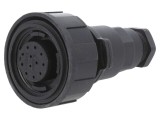Conector circular BULGIN 12 pini mufă mamă IP68 6-8mm