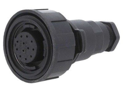 Conector circular BULGIN 12 pini mufă mamă IP68 6-8mm foto