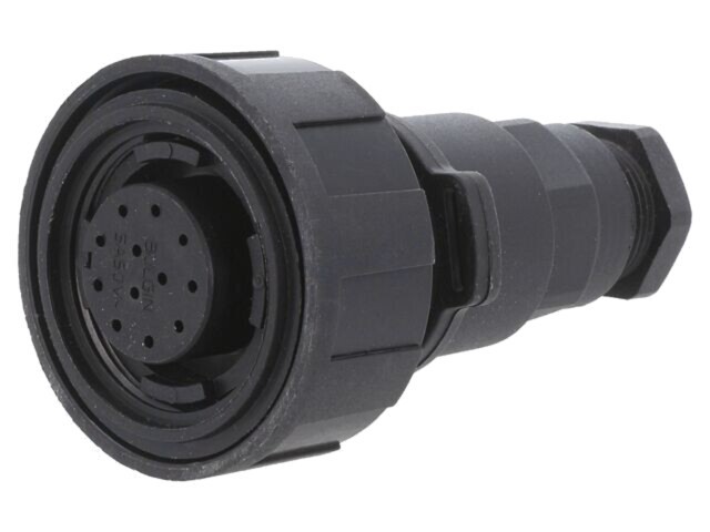 Conector circular BULGIN 12 pini mufă mamă IP68 6-8mm