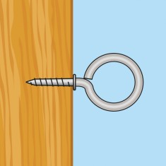 HANDY - Şurub cu ochi - 19 x 40 mm- 15 buc. pachet - 04812C