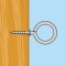 HANDY - Şurub cu ochi - 18 x 35 mm- 24 buc. pachet - 04812A