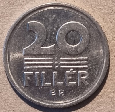 20 filler Ungaria - 1986 foto
