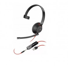 Casca Call Center Plantronics Blackwire 5210, C5210,USB-A Monoaural foto